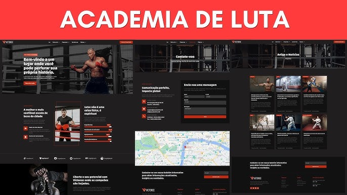 Landing Page para Matrículas de Academias de Luta